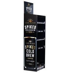 Индивидуальная картонная стойка для кофе и пива с множеством полок для супермаркета (арт. 1112905)