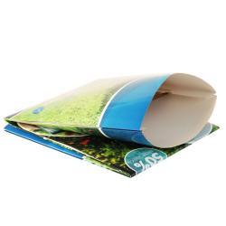 Индивидуально изготовленная складная картонная стойка с базой для выставок (арт. 1112907)