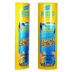 Индивидуально изготовленная складная картонная стойка с базой для выставок (арт. 1112907)