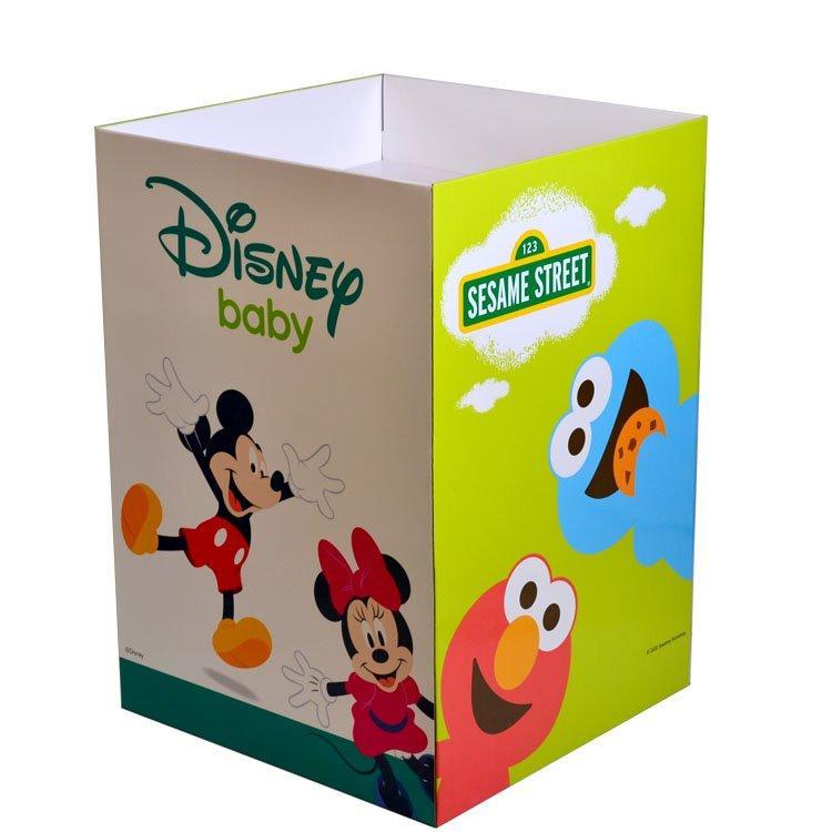 Супермаркетная картонная стойка с 4 полками для рекламных материалов (арт. 1112912)