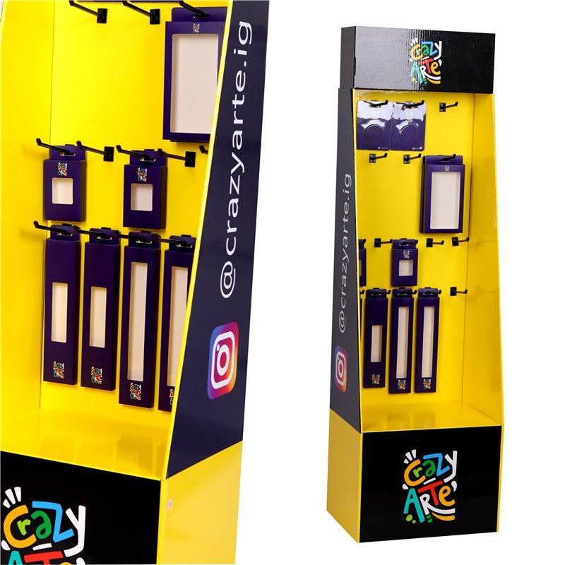 Картонная стойка с крючками для обувных аксессуаров и спортивных носок (арт. 1112920)