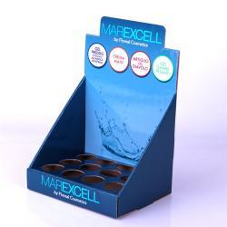 PDQ картонная стойка для парфюма и лака для ногтей на прилавке (арт. 1112933)