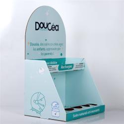 Привлекательная картонная стойка PDQ с отверстиями для парфюма и лосьонов (арт. 1112942)