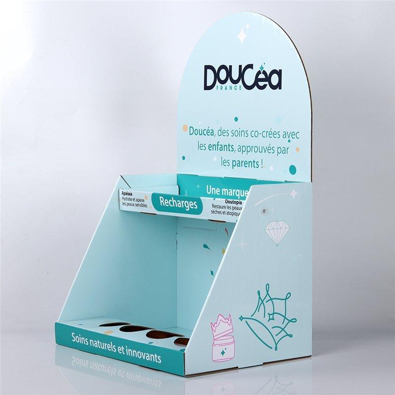 Привлекательная картонная стойка PDQ с отверстиями для парфюма и лосьонов (арт. 1112942)