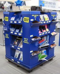 Новая картонная подставка для витрины на праздник Черной пятницы (арт. 1112948)