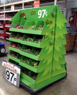 Картонная подставка для магазина с полками для хранения (арт. 1112956)