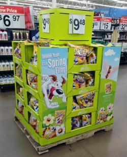 Картонная подставка для магазина с полками для хранения (арт. 1112956)