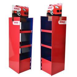 Супермаркетный картонный стенд в виде поезда, 4 уровня для печенья и игрушек (арт. 1112959)