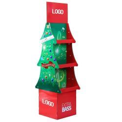 Картонный стенд для POP-рекламы, подставка для карт, подарков, продуктов, рекламный стенд для рождественского стеллажа (арт. 1112961)