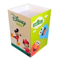 Рекламный картонный дисплей для носок, подставка для розничной торговли, контейнер для мусора с офсетной печатью (арт. 1112966)