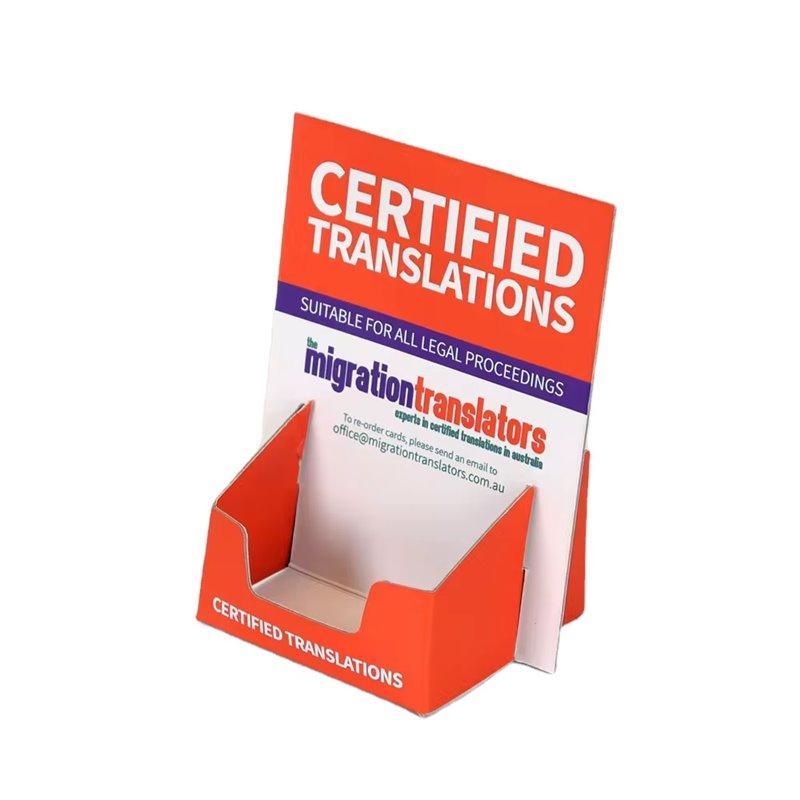 Печать на картонных стендах для визиток, подставки для брошюр и каталогов (арт. 1112971)