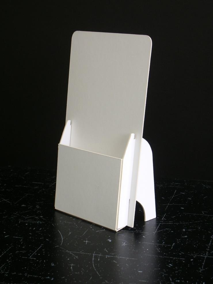 Недорогие картонные стенды для визиток и брошюр, подставки для рекламных материалов (арт. 1112972)