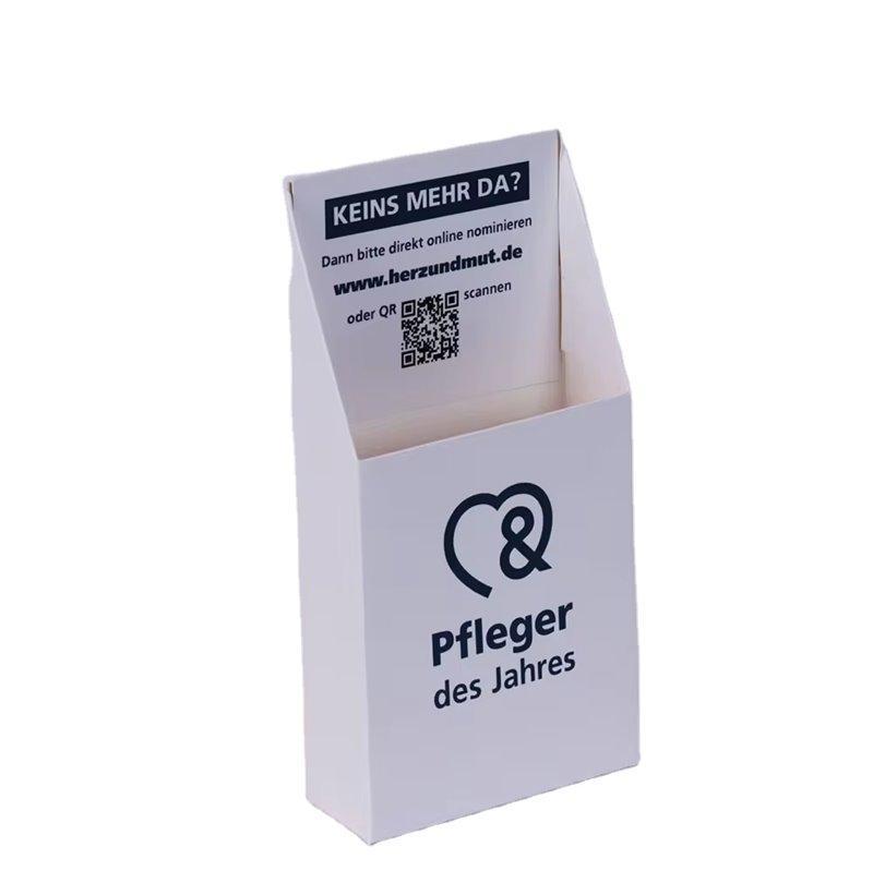 Складной картонный подставка для брошюр, держатель для визиток, а также для рекламных листовок (арт. 1112973)