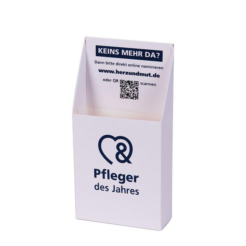 Картонная подставка для товаров, декоративный стенд для косметики и аксессуаров с печатью (арт. 1112985)