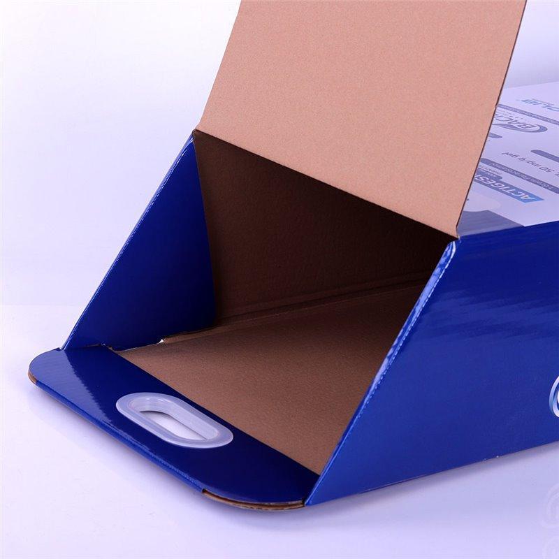 Карточный trolley box с логотипом для медицинских выставок и демонстраций (арт. 1112996)