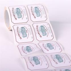 Кастомный дизайн наклеек для упаковки бутылок с вином и косметики (арт. 1113025)