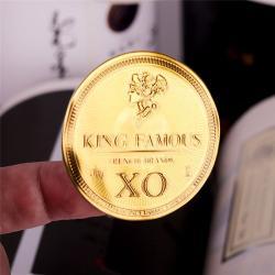 Тисненные логотипы на наклейках, самоклеящиеся водостойкие наклейки для напитков (арт. 1113026)