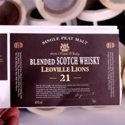 Оптовая продажа персонализированных водостойких наклеек для упаковки бутылок напитков и косметики (арт. 1113034)