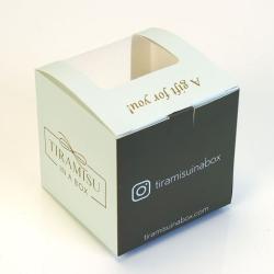 Кастомные коробки для упаковки тортов и выпечки, с окном из ПЭТ для подарков (арт. 1113038)