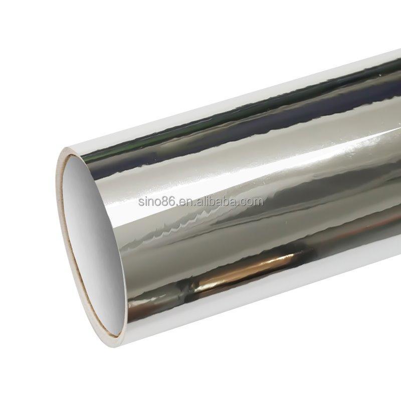 Автомобильная плёнка «Серебряное зеркало» с блёстками (арт. 1312457)