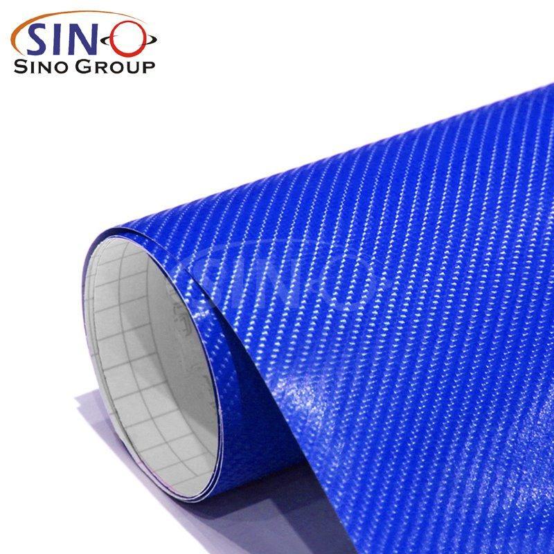 Чёрная карбоновая плёнка 4D с текстурой для авто (арт. 1312471)