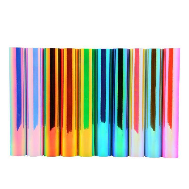 Голографическая каменная пленка лазерного фиолетового цвета для резки графики (арт. 1312514)