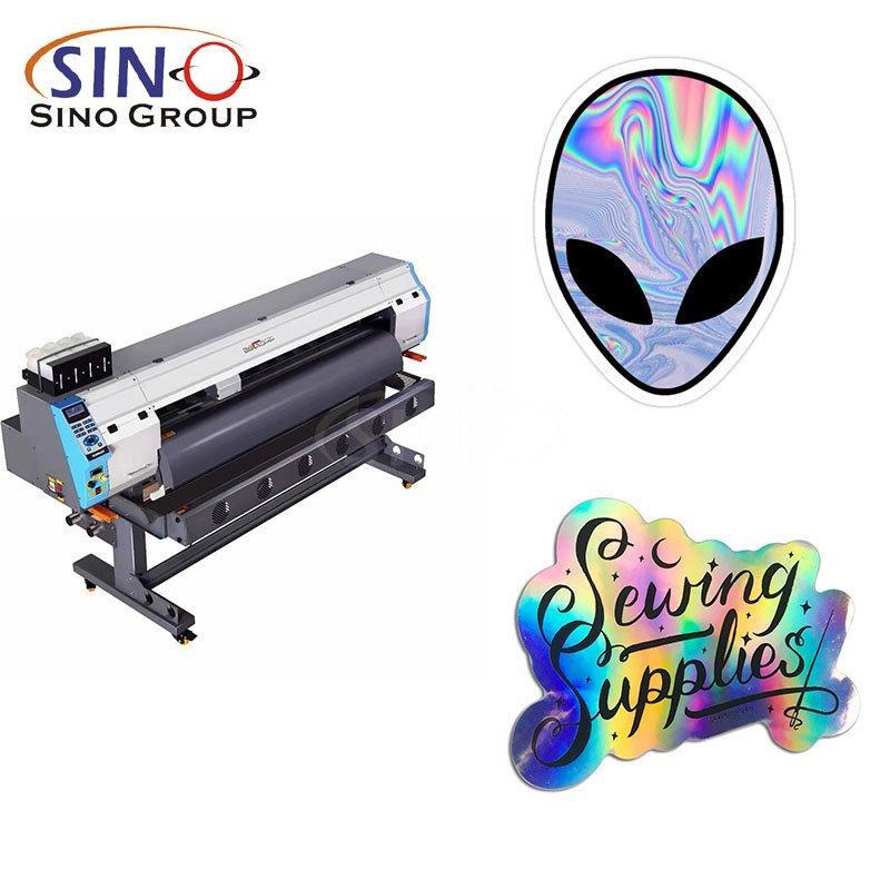 Лазерная голографическая пленка с хромированным эффектом для печати | Самоклеящийся винил для UV принтеров (арт. 1312544)