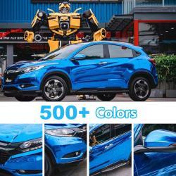 Зеркальная глянцевая золотая автомобильная плёнка без пузырей (арт. 1312463)