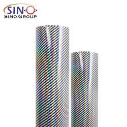 Голографическая 2D карбоновая плёнка с эффектом радуги (арт. 1312466)