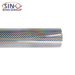 Голографическая 2D карбоновая плёнка с эффектом радуги (арт. 1312466)