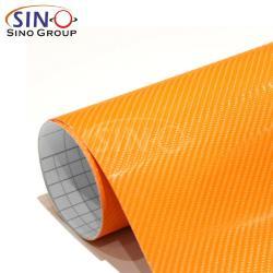 Чёрная карбоновая плёнка 4D с текстурой для авто (арт. 1312471)