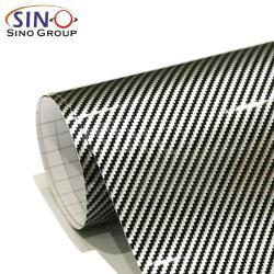 Золотисто-чёрная карбоновая плёнка 7D для авто (арт. 1312475)