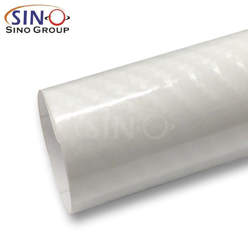 Гладкая виниловая пленка для автомобиля с эффектом углеродного волокна 6D, изменяющая цвет (арт. 1312478)