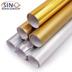 Хромированная металлическая PVC пленка с текстурой, золотой и серебряный цвет (арт. 1312483)