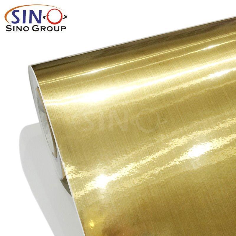 Хромированная металлическая PVC пленка с текстурой, золотой и серебряный цвет (арт. 1312483)