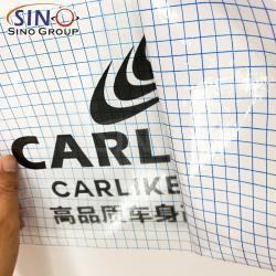 Самоклеящаяся пленка для резки с сеткой синего цвета для виниловых материалов (арт. 1312521)