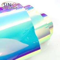 Самоклеящаяся пленка с фотолюминесцентным эффектом | Радужная пленка для декора (арт. 1312545)