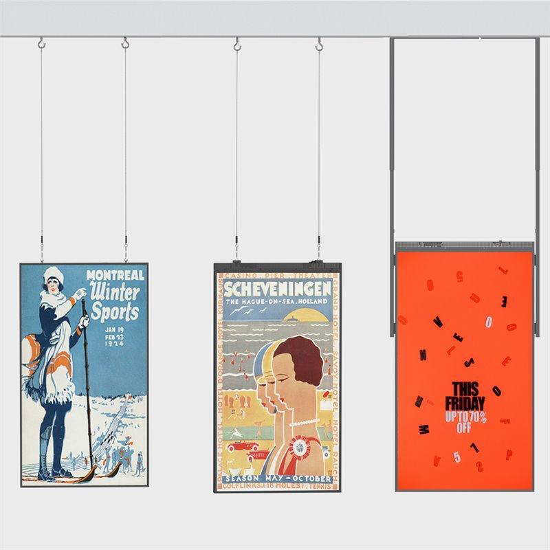 Подвесной рекламный экран 4K FHD с поддержкой CMS, для магазинов и витрин (арт. 16121155)