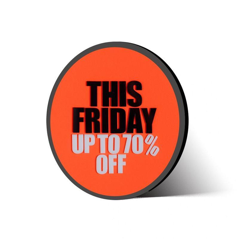 Внутренний TFT-рекламный экран круглый DYASUO (арт. 16121174)