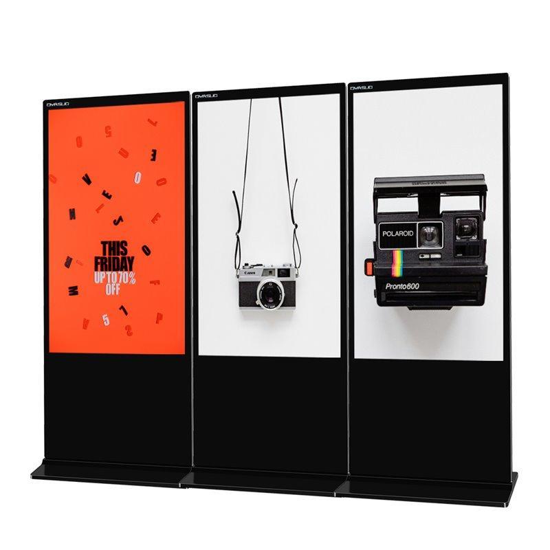 Напольный рекламный LCD монитор 55, 75, 86 дюймов с функцией CMS и 4K Android (арт. 16121217)