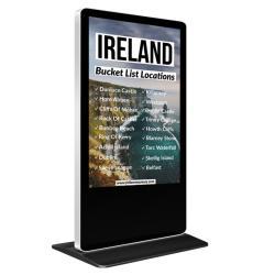 Вертикальный TV-4K дисплей с интерактивной панелью, напольный киоск (арт. 16121184)