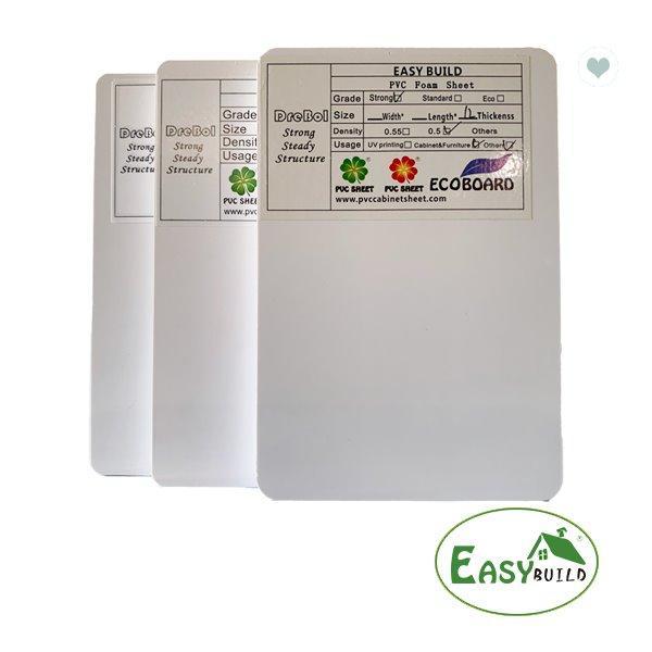 Пластиковая PVC-пенопластовая плита 1.22x2.44m белая, высокая плотность для шкафов кухни (арт. 13121179)
