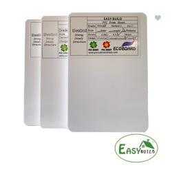 Пластиковая PVC-пенопластовая плита 1.22x2.44m белая, высокая плотность для шкафов кухни (арт. 13121179)