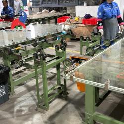 Акриловый лист с текстурой "деревянная линия" 4x8 (арт. 13121221)