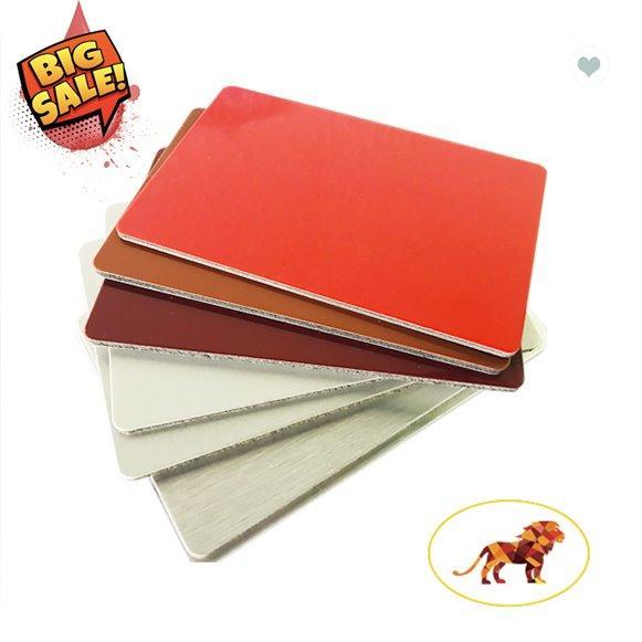 Легкая огнезащитная панель из алюминиевого композита 3мм 1.22x2.44м для обеспечения безопасности (арт. 13121238)