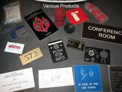 Гравированный акриловый лист / глянцевый акриловый лист ABS с лазерной гравировкой 1.3мм (арт. 13121245)