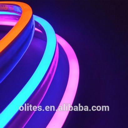 Водонепроницаемая рекламная LED неоновая лента RGB для наружного освещения (арт. 13121116)