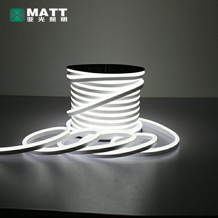 МАТТ низкая цена, без минимального заказа, кастомная гибкая силиконовая 24V трубка для неоновой ленты, белое стекло с диммером (арт. 13121133)