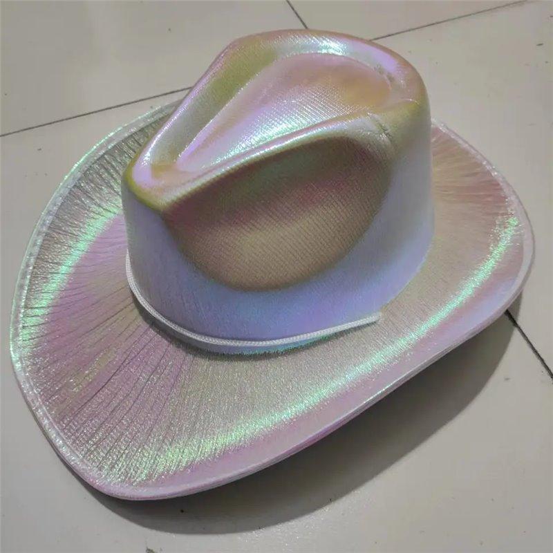 МАТТ цветная светодиодная лента для шляпы, ковбойская шляпа для Хэллоуина и Рождества, универсальная для костюмов (арт. 13121137)