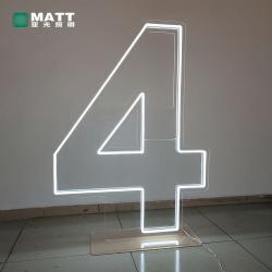 Индивидуальная LED неоновая вывеска с числами (1FT, 2FT, 3FT, 4FT) для дня рождения и свадеб (арт. 13121047)